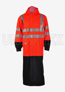 Hivis & Safety wear PU long jakke